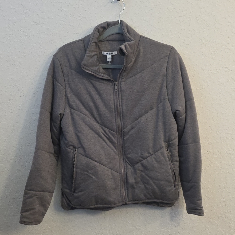 New! Women's Gray Quilted Jacket Never Worn